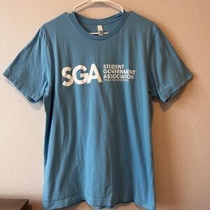 Bella Canvas Texas A&M Light Blue Tee